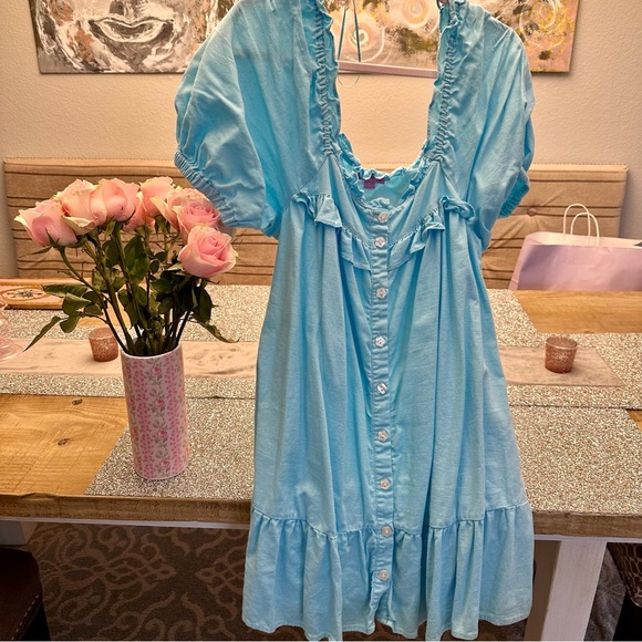 Lot of 2 Stoney Clover Lane x Target Dress Pink & Blue - Picture 5 of 6